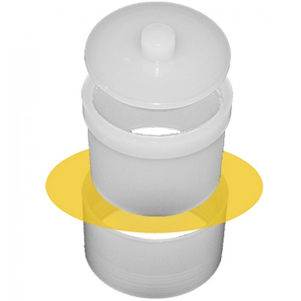 Кювета Chemplex 1095 двусторонняя, OD 43.4мм, H 39.9мм, 100 шт.