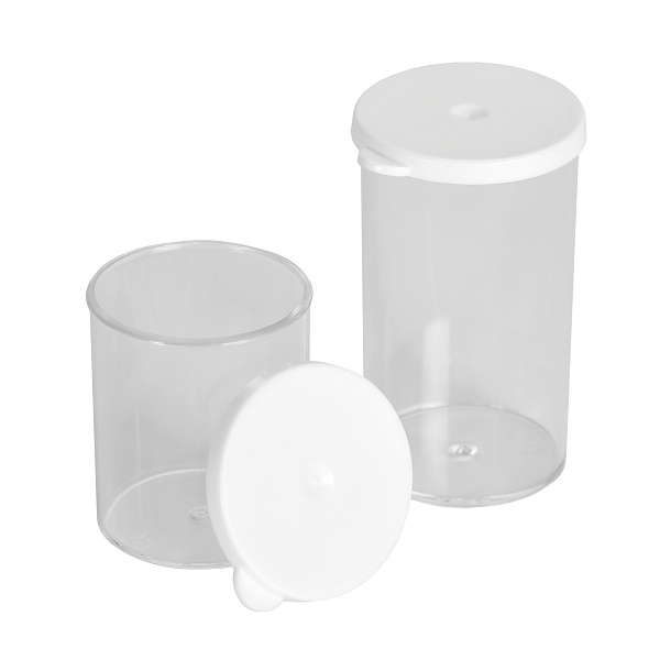 Пластиковые одноразовые контейнеры с крышкой для миксера 40мл, 100шт